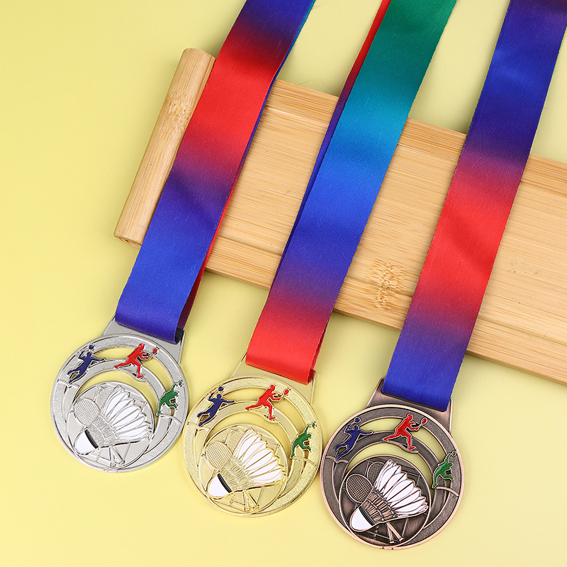 Badminton Kids - 1Pc Metal Badminton Award Medals With