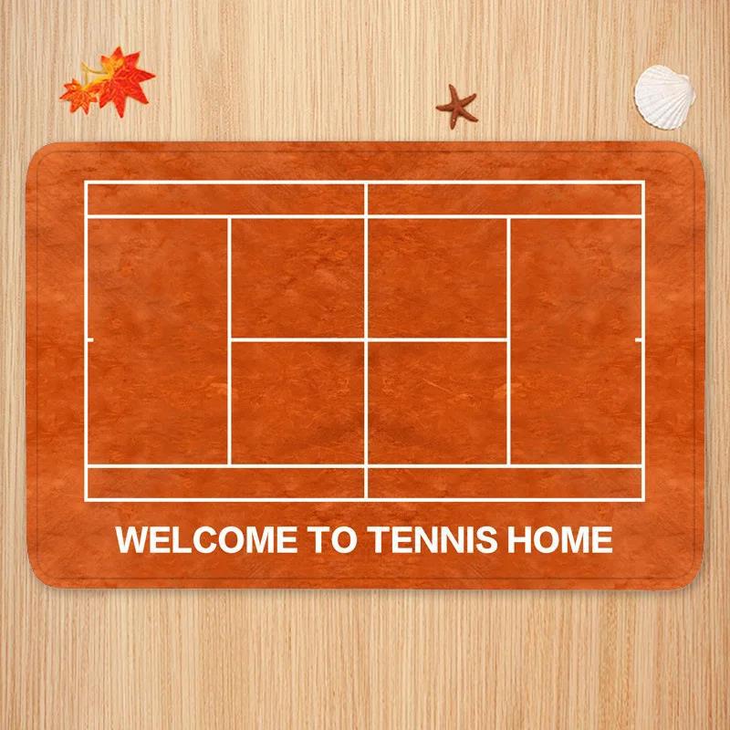 Sports Theme Carpet Mat Tennis - Badminton Umpire review and price