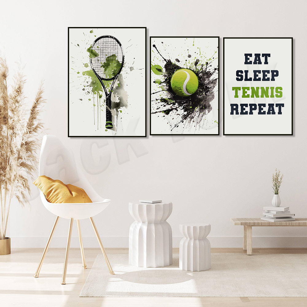 Tennis wall art, tennis prints - Badminton Quotes review and price