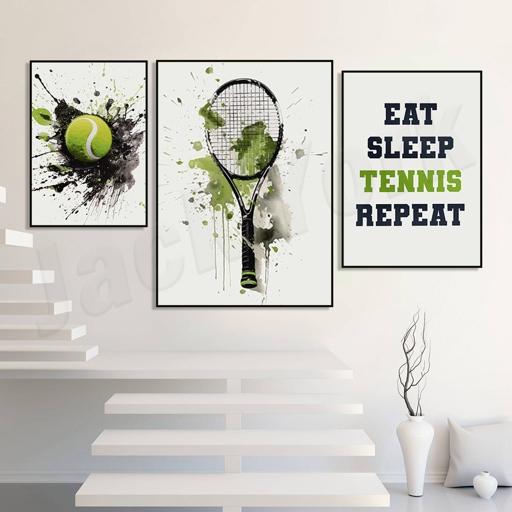 Tennis wall art, tennis prints - Badminton Quotes review and price