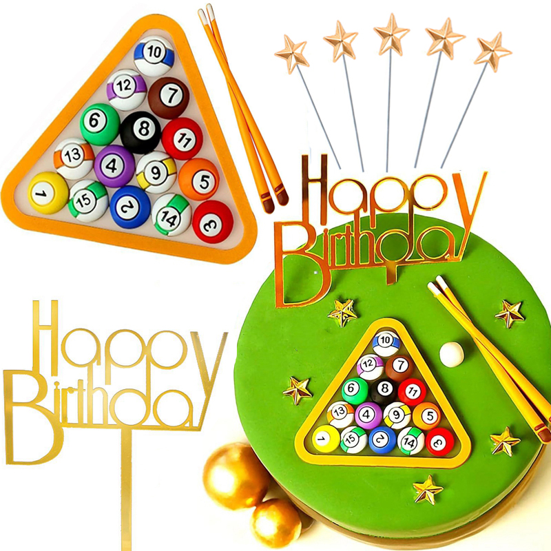 Billiard Ball Cake Decoration  - Badminton Kids review and price