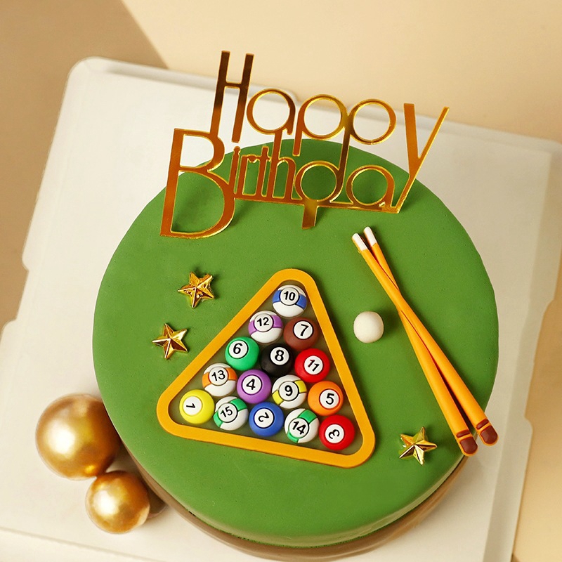 Billiard Ball Cake Decoration  - Badminton Kids review and price