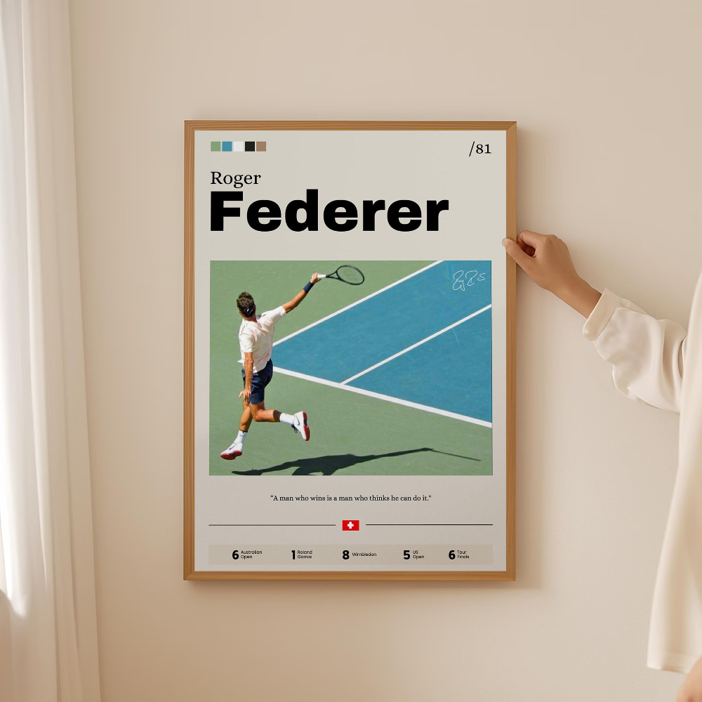 Tennis star Federer Alcaraz Po - Badminton Quotes review and price