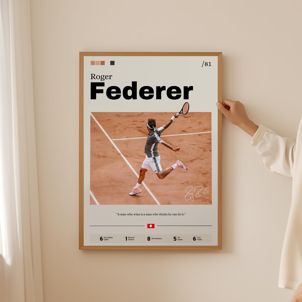 Tennis star Federer Alcaraz Po - Badminton Quotes review and price